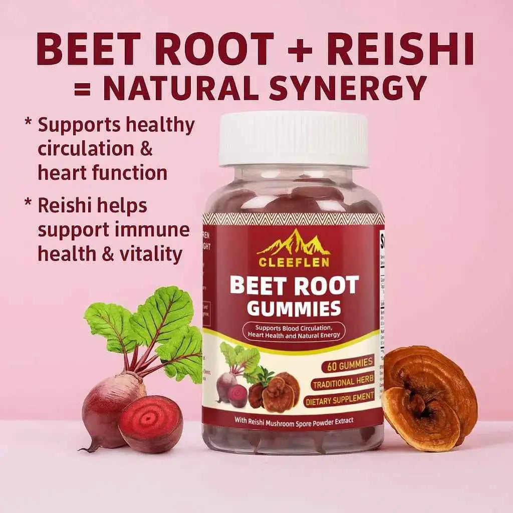 CLEEFLEN Organic Beetroot Gummies