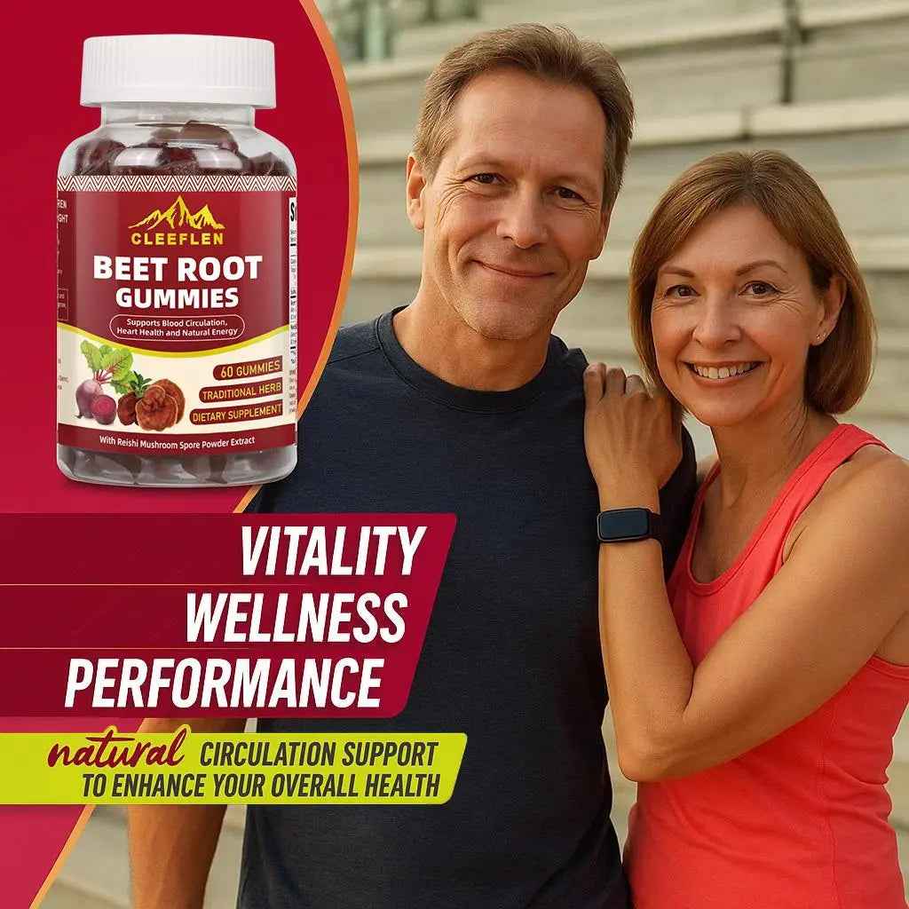 CLEEFLEN Organic Beetroot Gummies