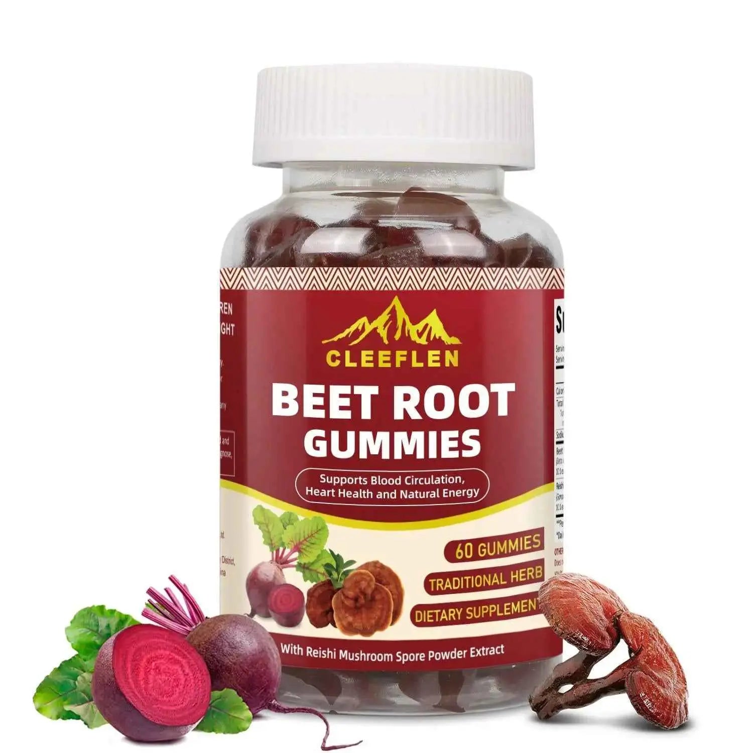 CLEEFLEN Organic Beetroot Gummies