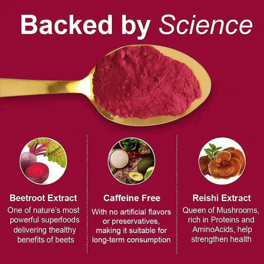 CLEEFLEN Organic Beetroot Powder Superfood Cleeflen