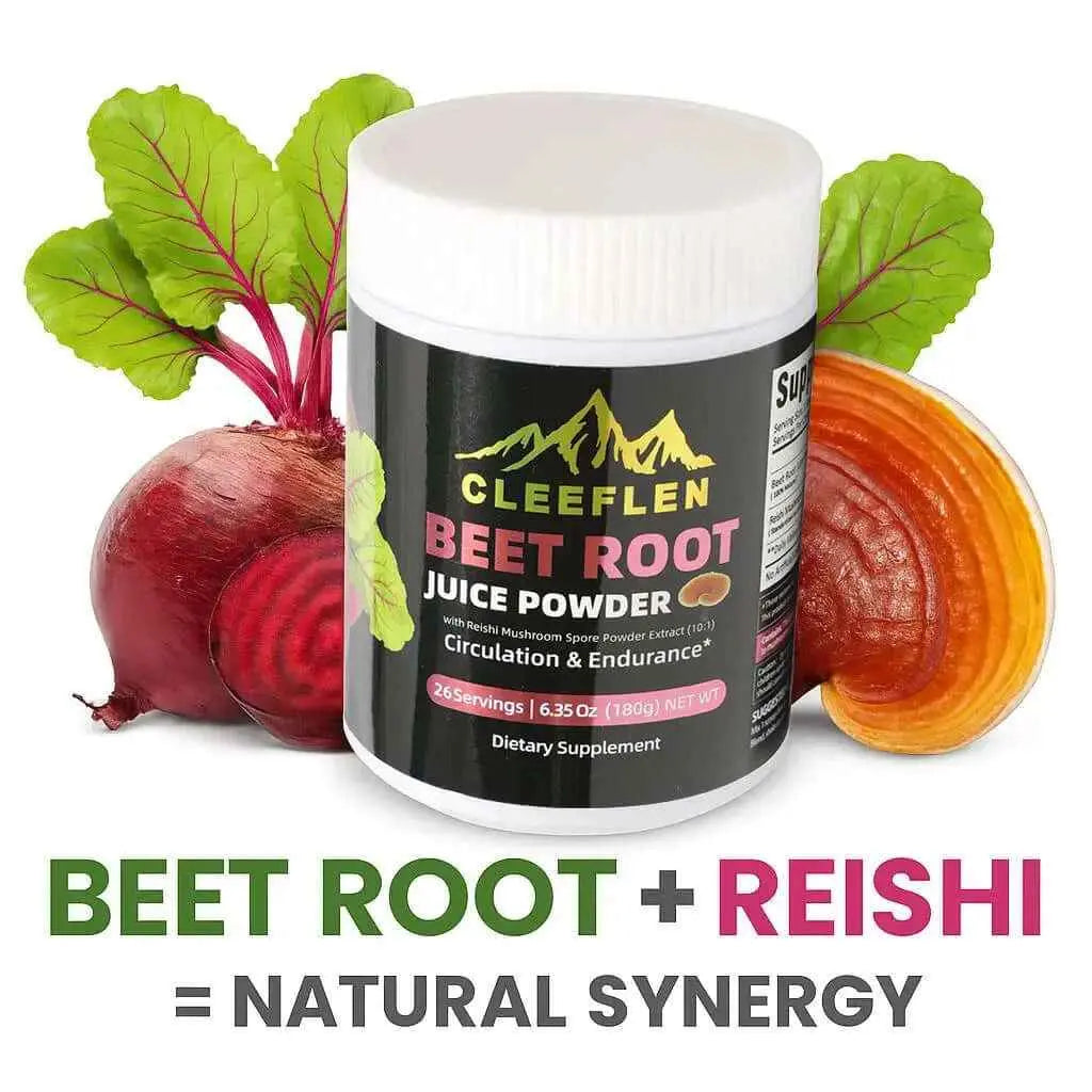 CLEEFLEN Organic Beetroot Powder Superfood Cleeflen